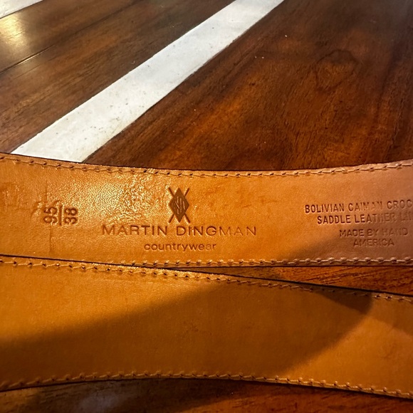 Mark Dingman Crocodile black belt 38 - Picture 3 of 9